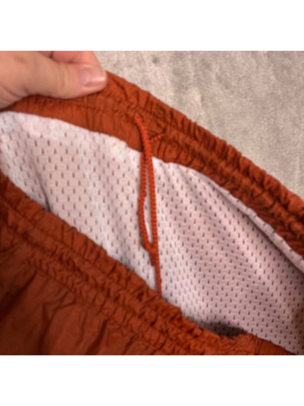 Texas Longhorns Vintage Nylon Tracksuit Jacket & Pants L Orange Gray White - Picture 8 of 12